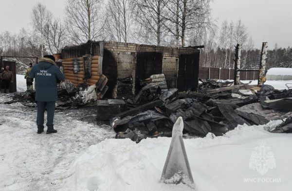 Трое детей погибли при пожаре в Нижегородской области0