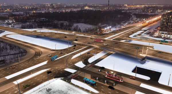 В Петербурге готовятся к строительству развязки будущего моста. Фото0