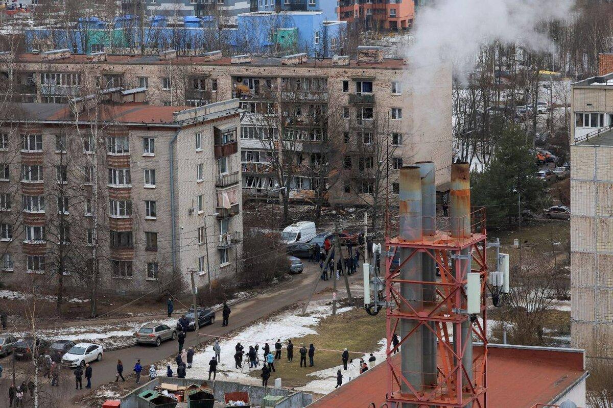 В Петербурге выросло число пострадавших после попадания БПЛА в жилой дом