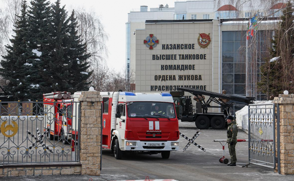 В ЦВО назвали причину пожара в танковом училище в Казани0