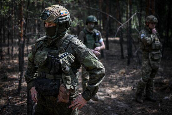 Российские войска отбили пять атак ВСУ в Курской области