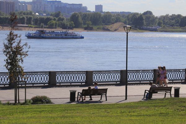 На Оби в Новосибирске зафиксировали низкий уровень воды0