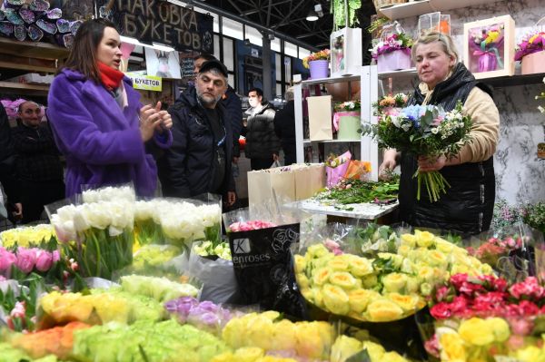 В Петербурге произошел скачок цен на цветы0