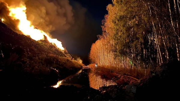 Площадь пожара на мусорном полигоне под Городцом достигла 30 тыс. кв.м.0