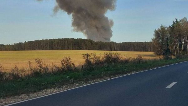 Площадь пожара на полигоне ТБО под Городцом достигла 8 тыс. кв.м.0