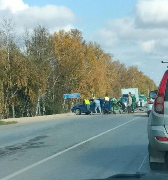 Тюменцы встали в 4-километровую пробку на Велижанском тракте2