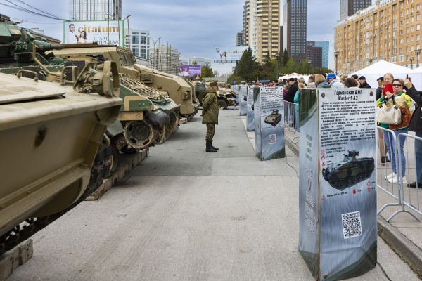 Выставку трофейной военной техники посетили 175 тыс. человек0