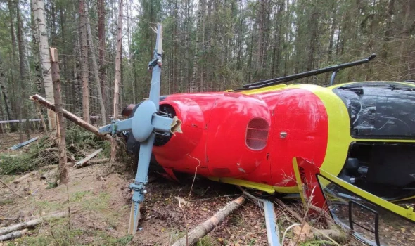 Из-за аварии вертолета в Нижегородской области возбудили уголовное дело0