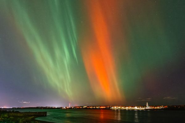 Ночью жители Прикамья стали свидетелями северного сияния14