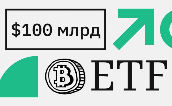 Объем капитала в управлении биткоин-ETF превысил $100 млрд0