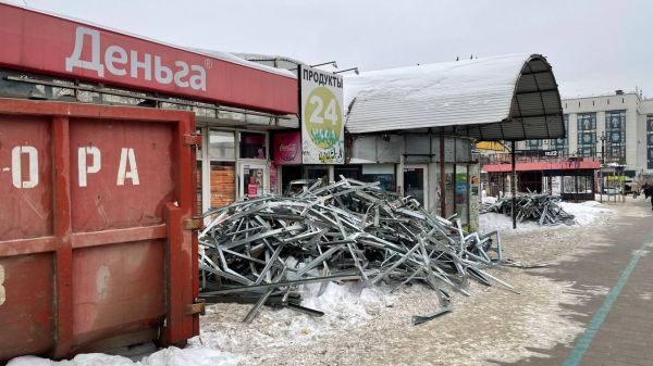 С начала года в Перми демонтировали 341 незаконный торговый объект0